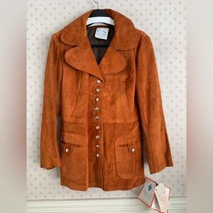 NWT Vintage 70s Suede Jacket